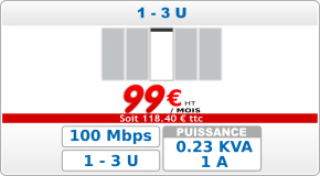 Location de 1 à 3 U